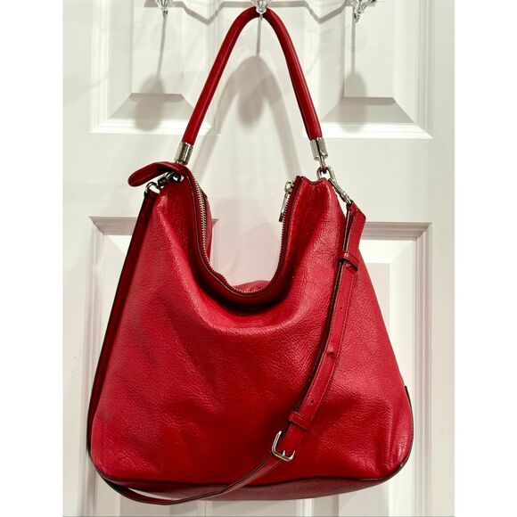 MARC by MARC JACOBS - "Too Hot to Handle" Red Leather Hobo  Shoulder/Crossbody🔥 - Picture 4 of 15